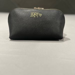 Black Saffiano Leather Cosmetic Case